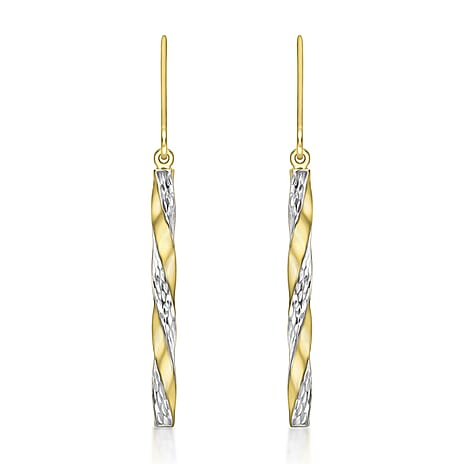 9K Yellow Gold  Earring,  Gold Wt. 1.4 Gms