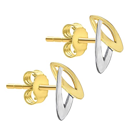 9K Yellow Gold  Earring,  Gold Wt. 0.9 Gms