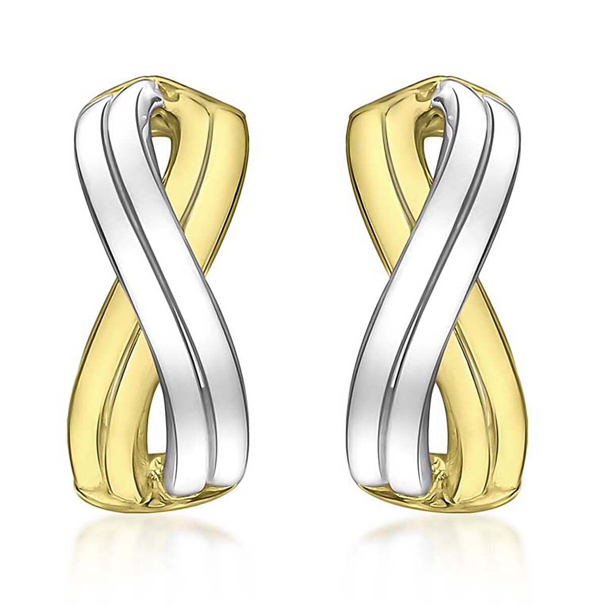 9K White Gold  Earring,  Gold Wt. 2 Gms