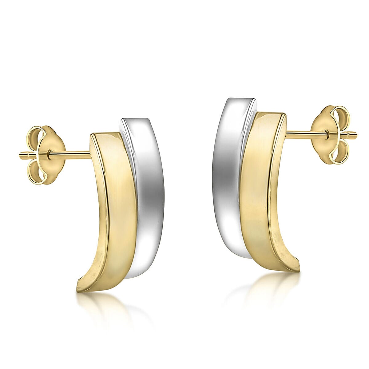 9K Yellow Gold  Earring,  Gold Wt. 0.67 Gms