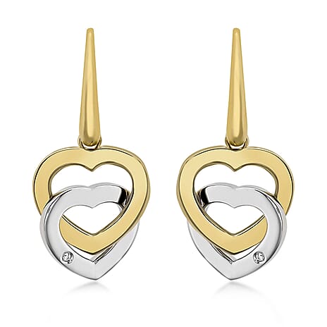 9K White Gold  Earring,  Gold Wt. 6.1 Gms