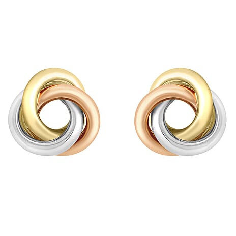 9K Yellow Gold  Earring,  Gold Wt. 1 Gms