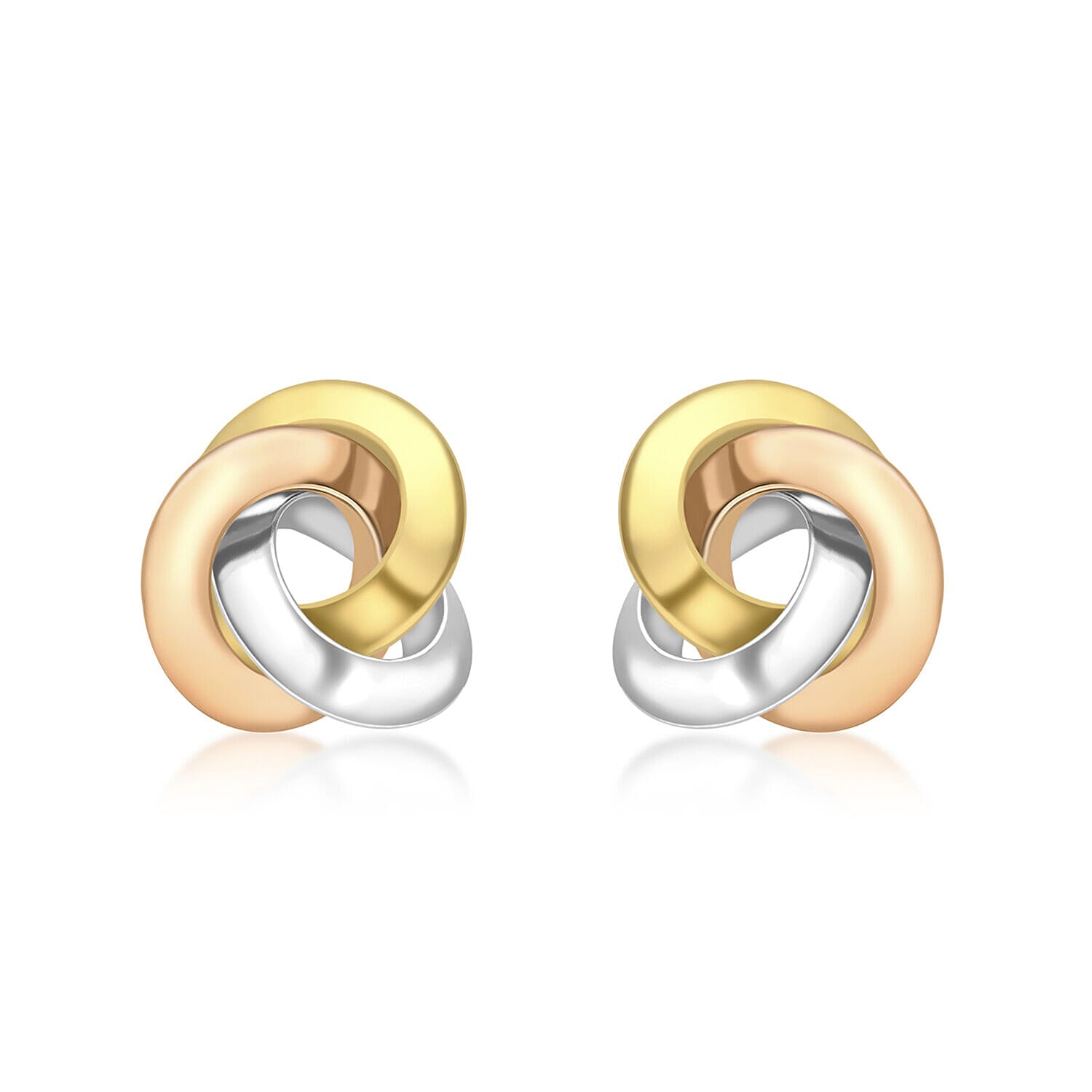 9K Rose Gold  Earring,  Gold Wt. 3.2 Gms