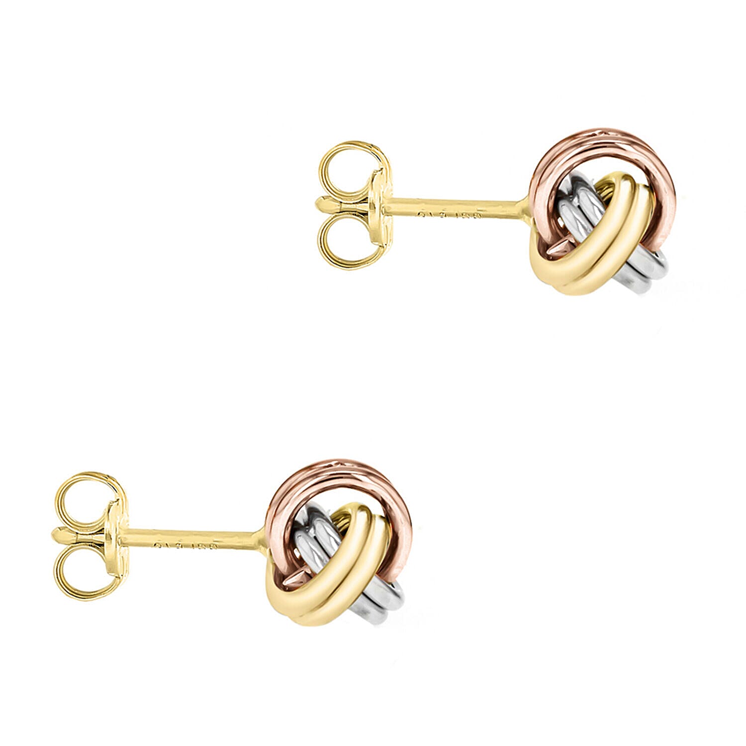 9K Yellow Gold  Earring,  Gold Wt. 1 Gms
