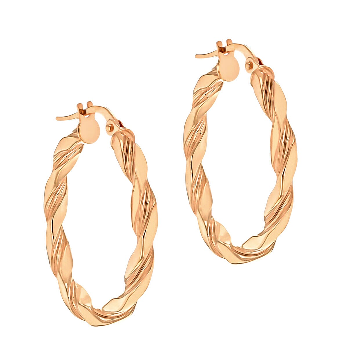 9K Rose Gold  Earring,  Gold Wt. 1.5 Gms