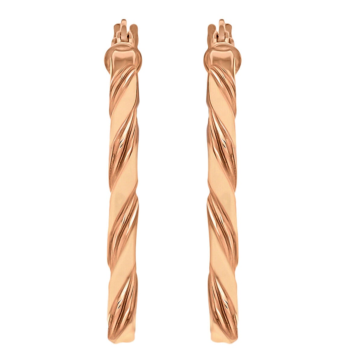 9K Rose Gold  Earring,  Gold Wt. 1.5 Gms