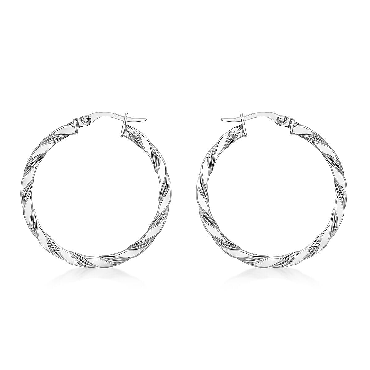 9K White Gold  Earring,  Gold Wt. 1.7 Gms