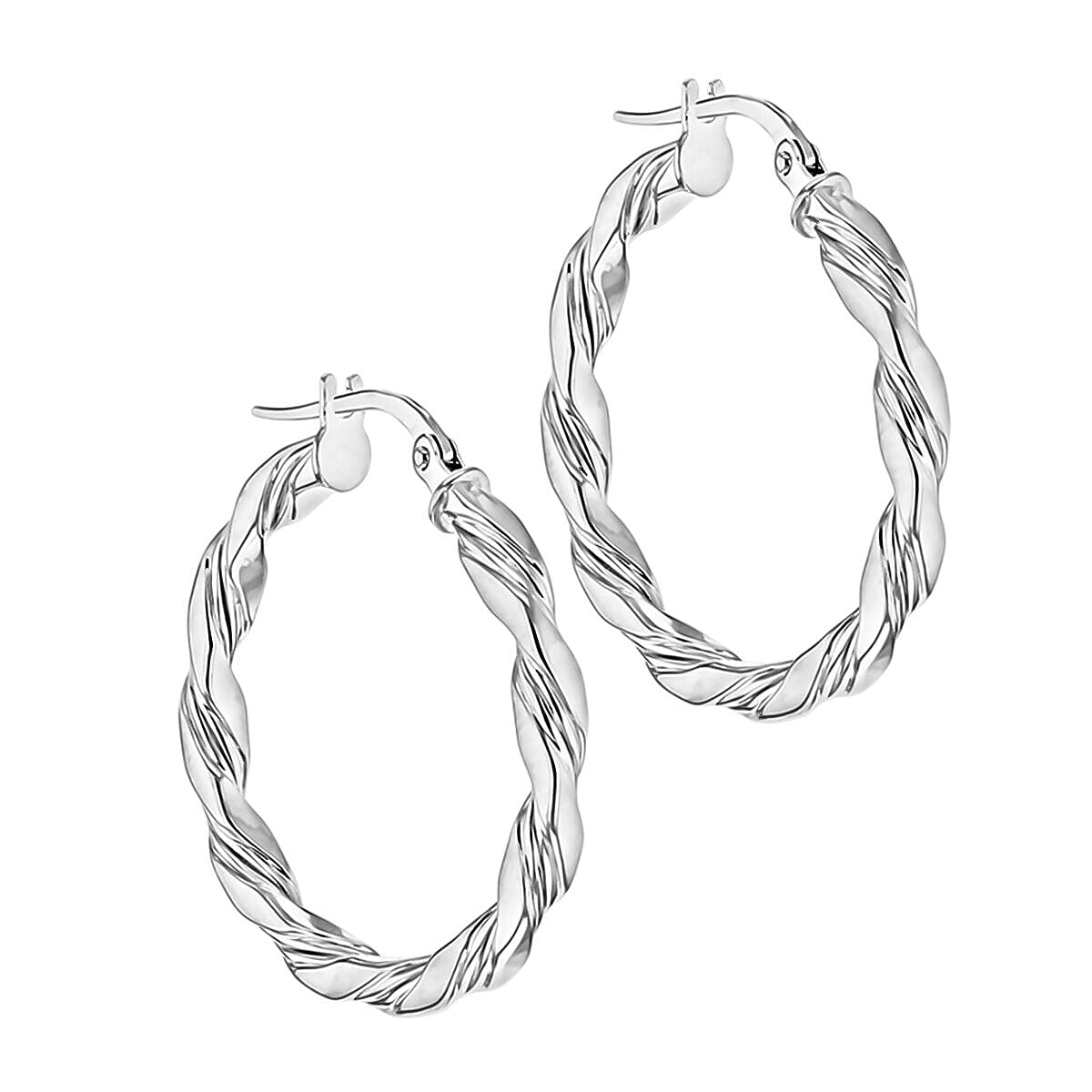 9K White Gold  Earring,  Gold Wt. 1.7 Gms