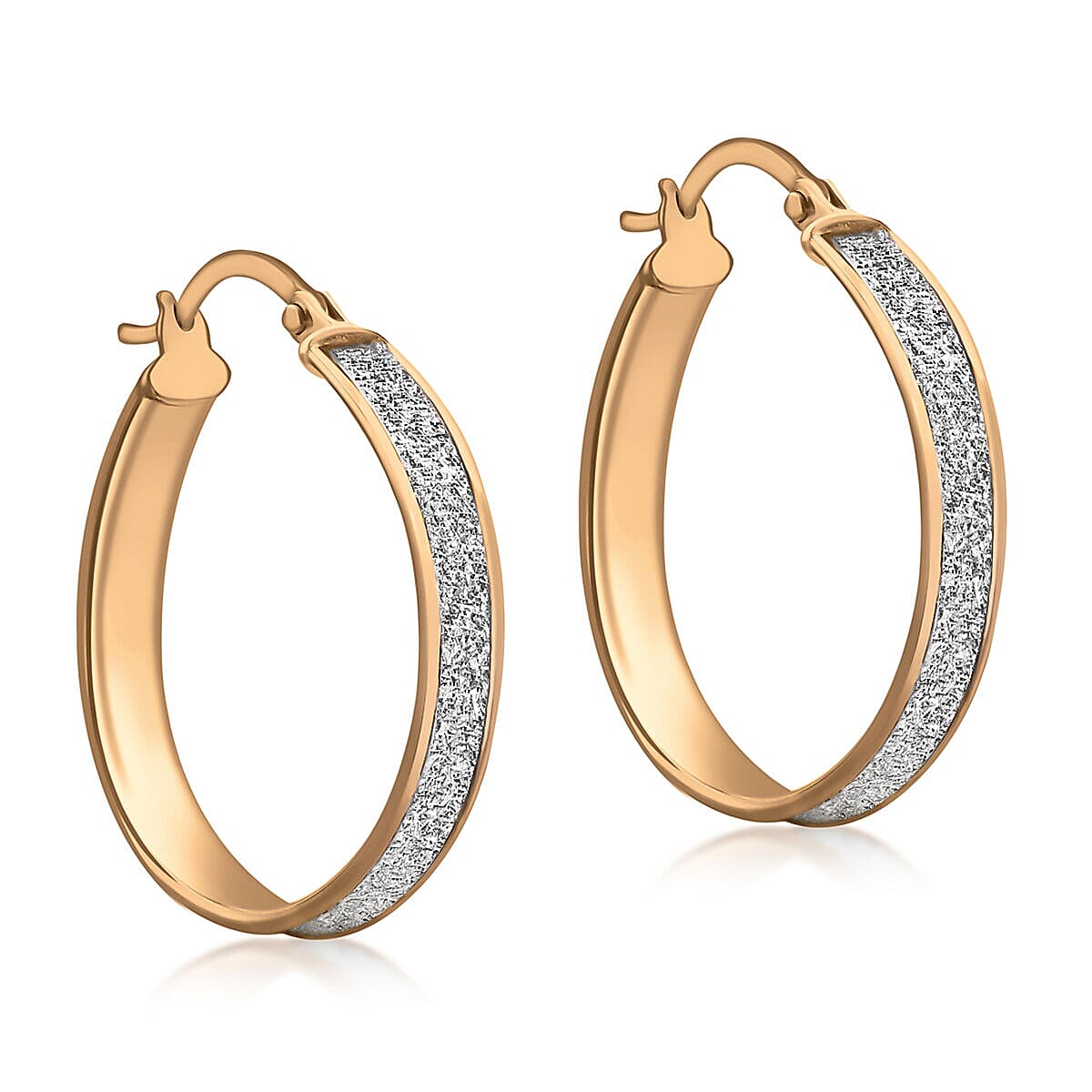 9K Rose Gold  Earring,  Gold Wt. 1.7 Gms