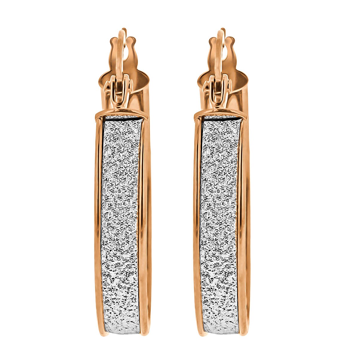 9K Rose Gold  Earring,  Gold Wt. 1.7 Gms