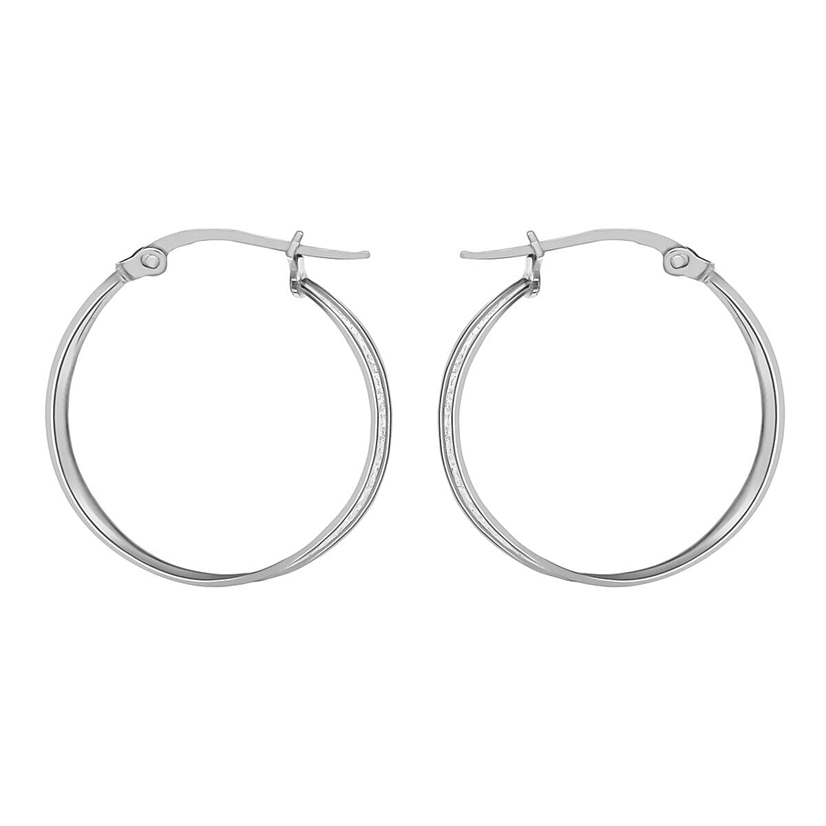 9K White Gold  Earring,  Gold Wt. 1.4 Gms