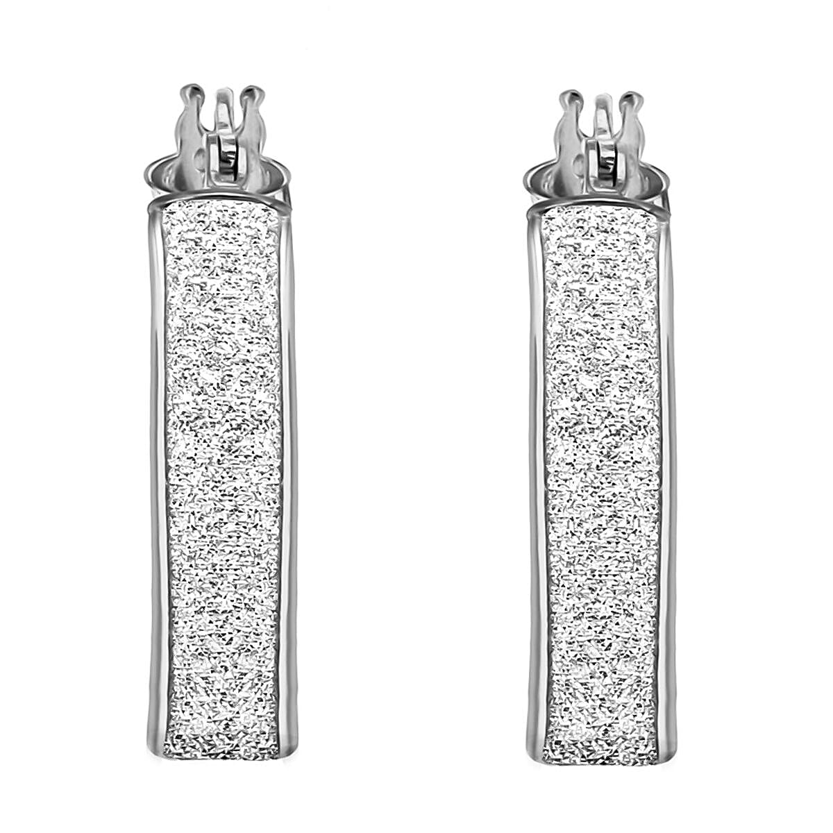 9K White Gold  Earring,  Gold Wt. 1.4 Gms