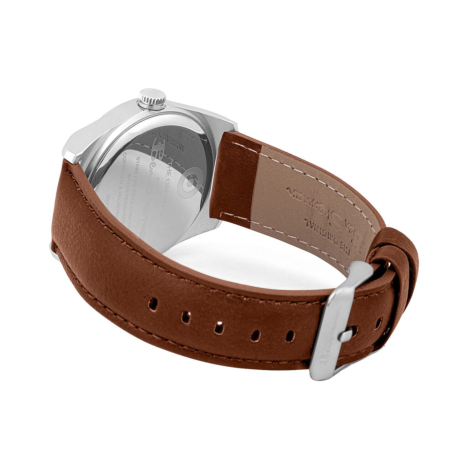 Ben Sherman Blue Dial Analog Mens Watch with Light Brown Strap