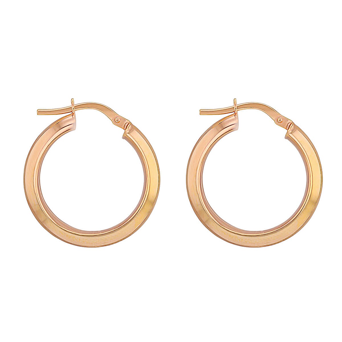 9K Rose Gold  Earring,  Gold Wt. 1.7 Gms