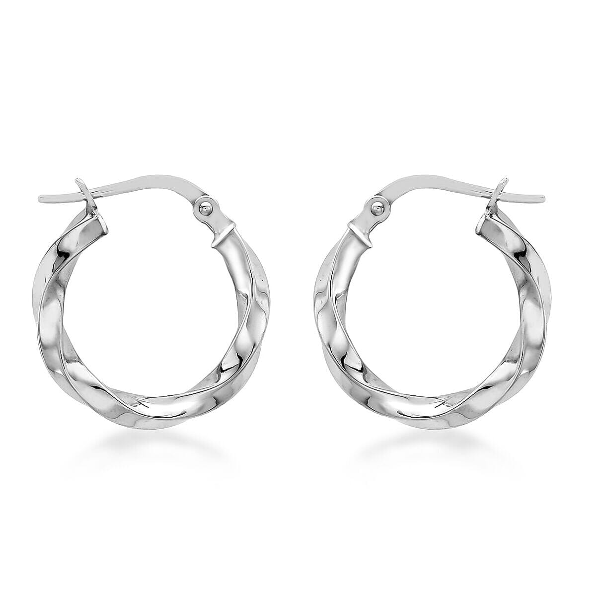 9K White Gold  Earring,  Gold Wt. 1.1 Gms