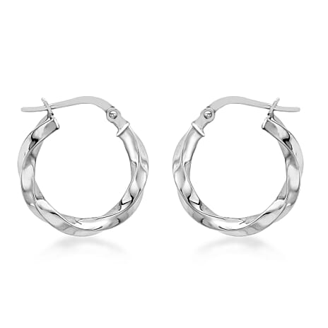 9K White Gold  Earring,  Gold Wt. 1.1 Gms