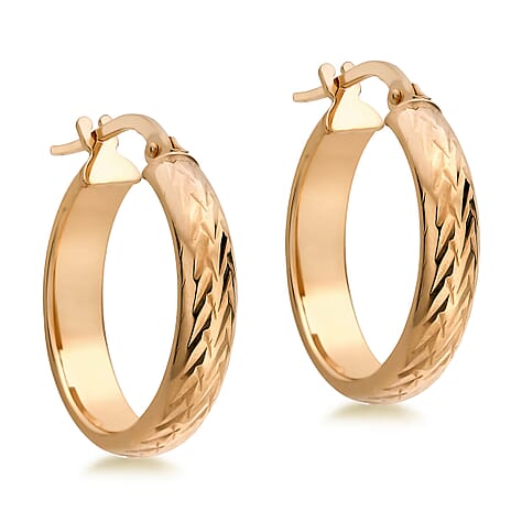 9K Rose Gold  Earring,  Gold Wt. 1.5 Gms