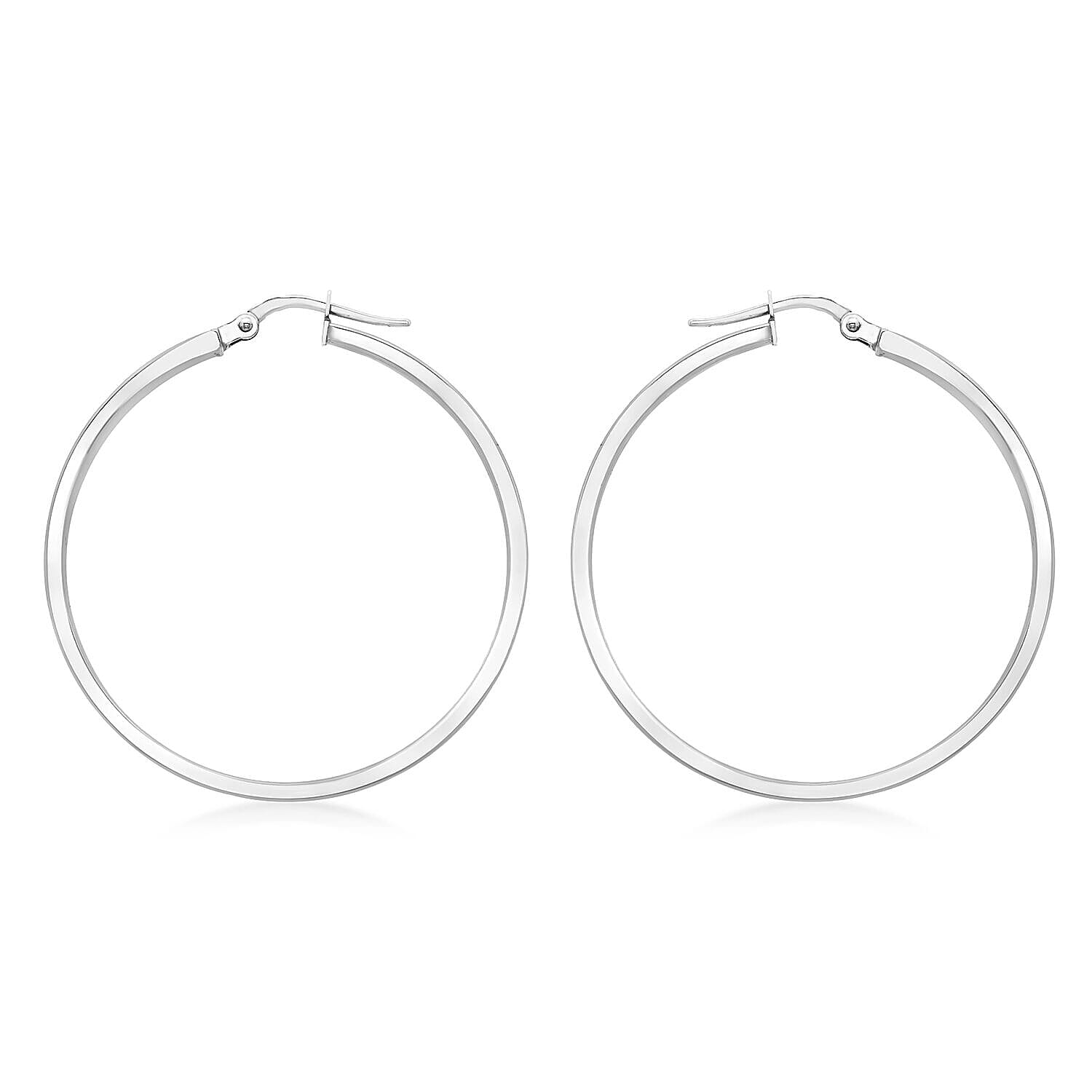9K White Gold  Earring,  Gold Wt. 1.9 Gms