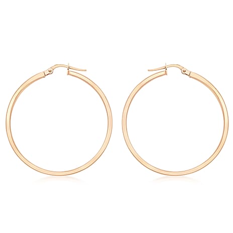 9K Rose Gold  Earring,  Gold Wt. 1.9 Gms