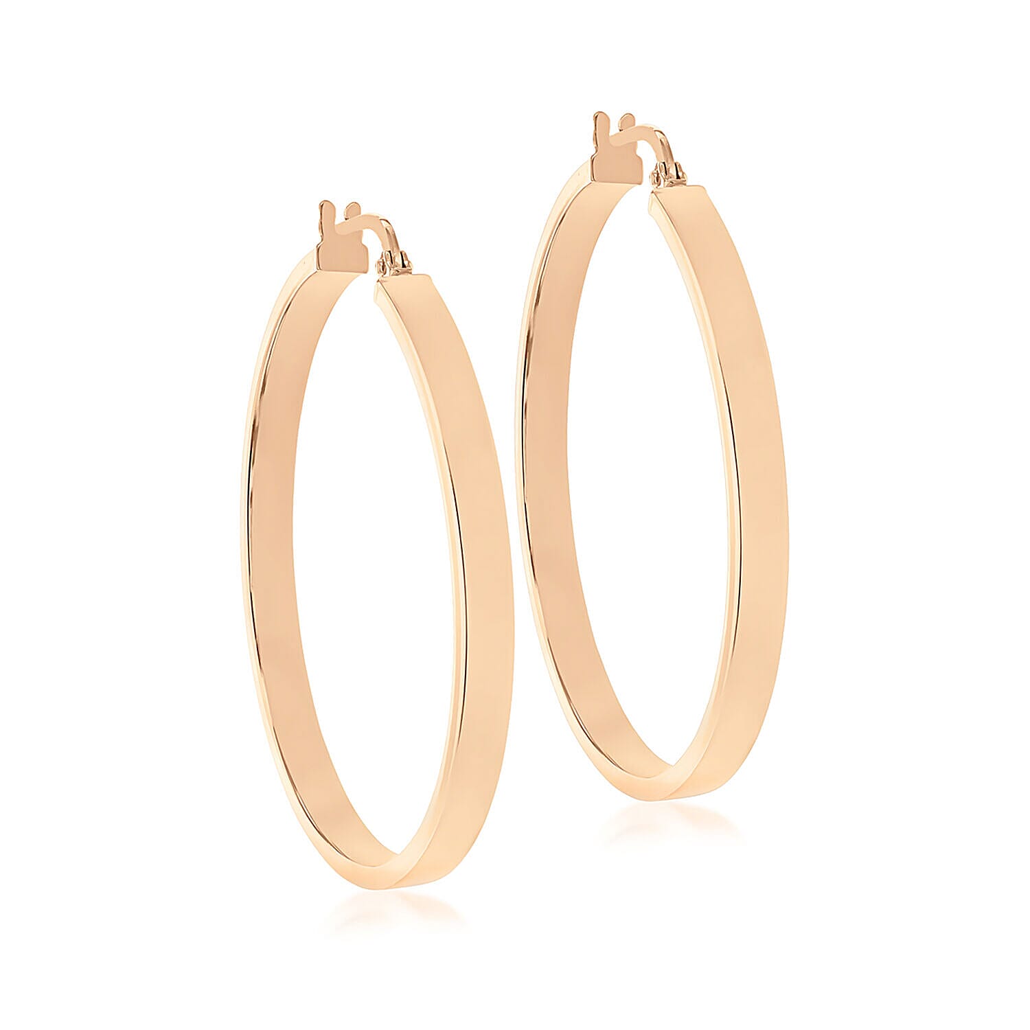 9K Rose Gold  Earring,  Gold Wt. 1.9 Gms