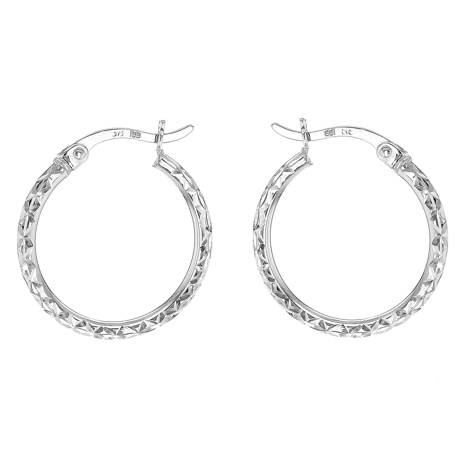 9K White Gold  Earring,  Gold Wt. 1 Gms