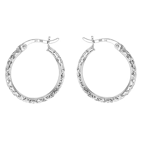 9K White Gold  Earring,  Gold Wt. 1 Gms