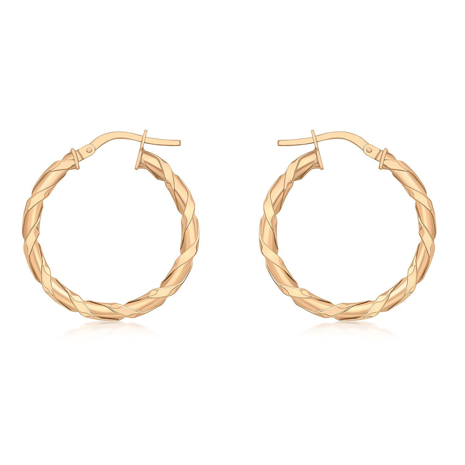 9K Rose Gold  Earring,  Gold Wt. 1.4 Gms