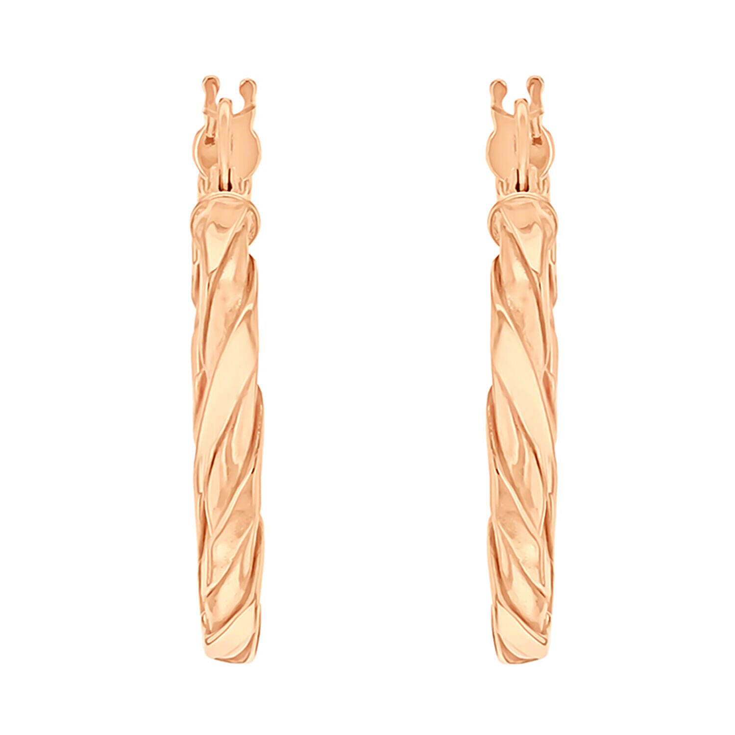 9K Rose Gold  Earring,  Gold Wt. 1.4 Gms