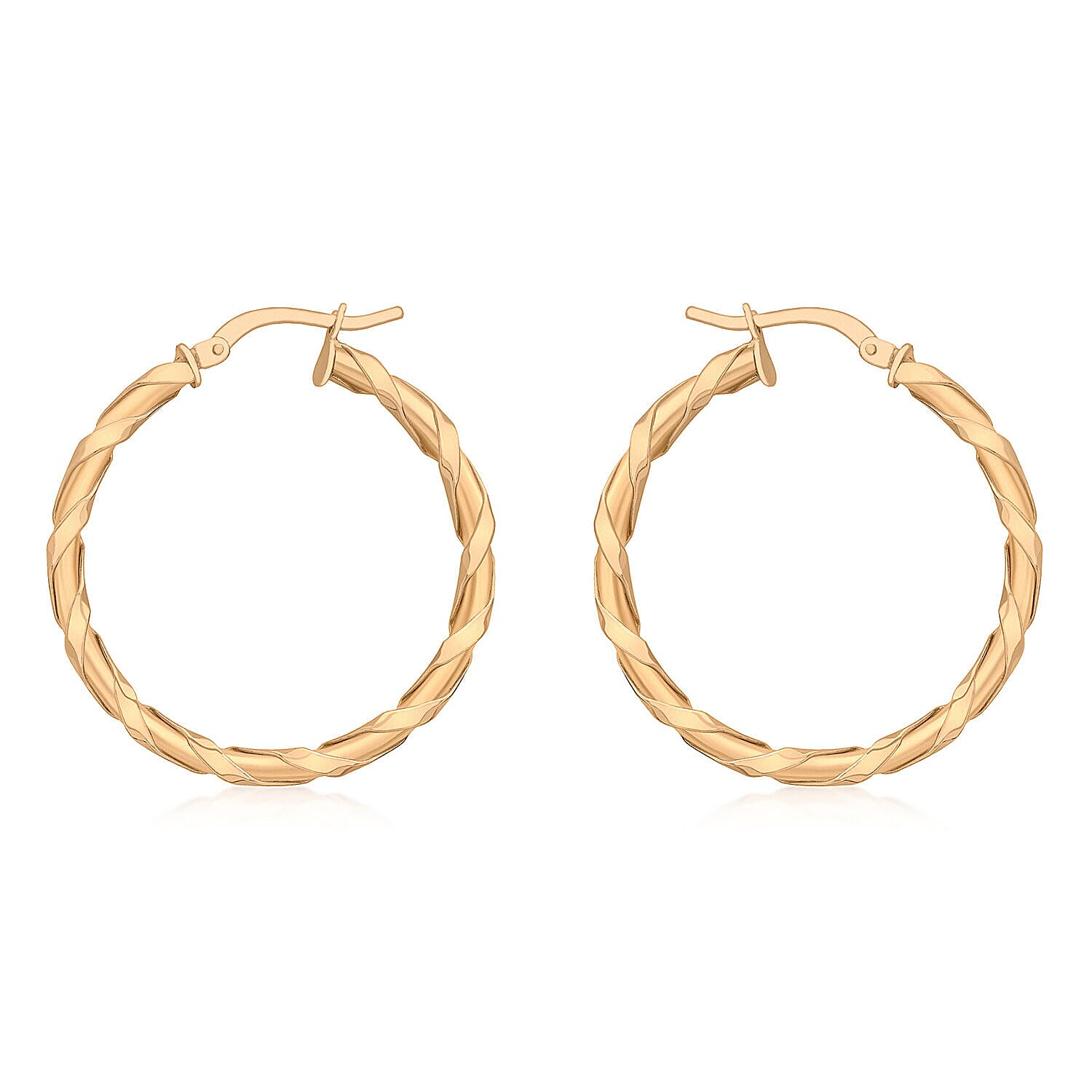 9K Rose Gold  Earring,  Gold Wt. 1.6 Gms