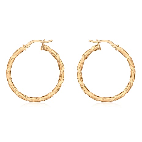 9K Rose Gold  Earring,  Gold Wt. 1.6 Gms