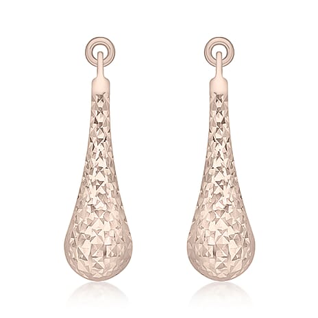 9K Rose Gold  Earring,  Gold Wt. 1.1 Gms