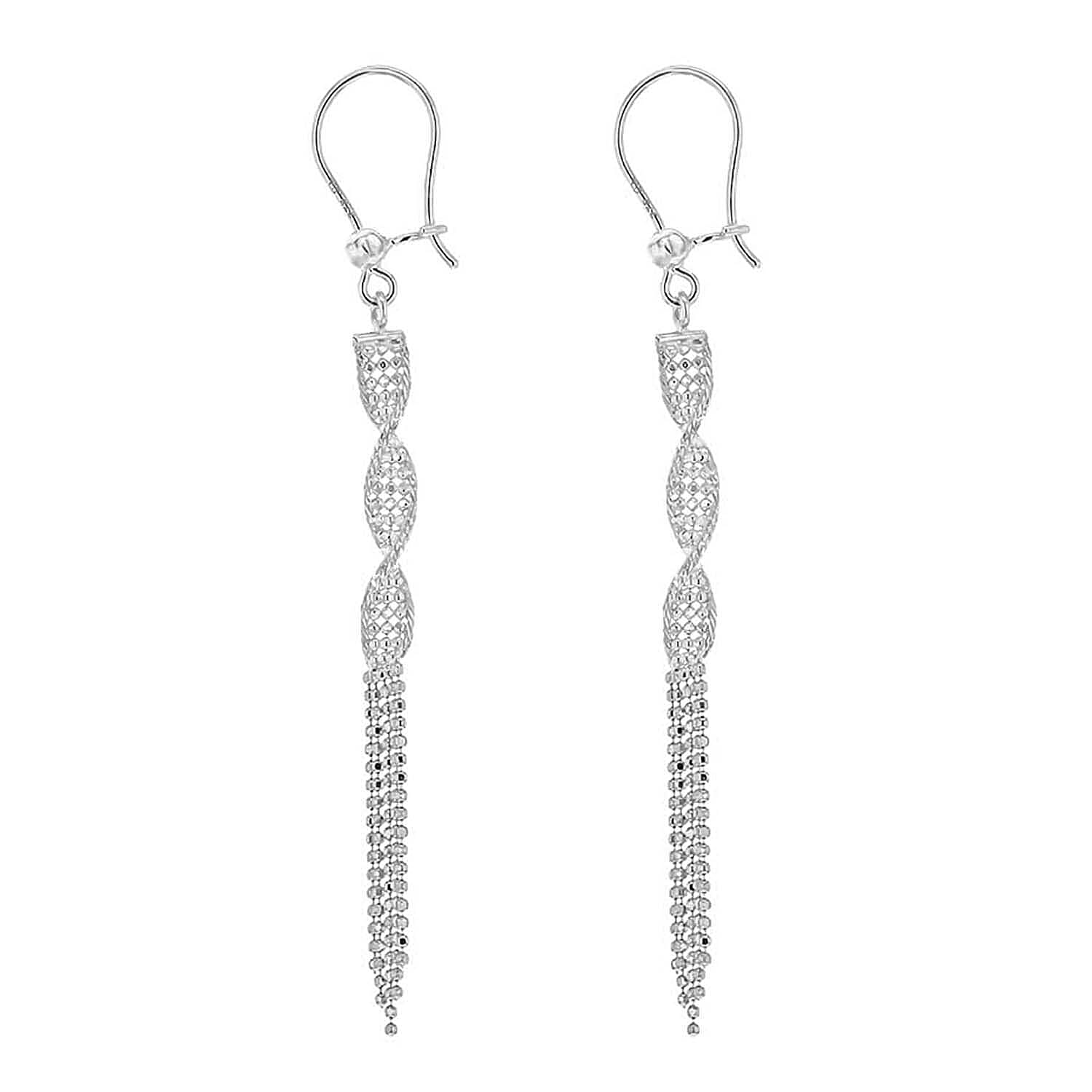 9K White Gold  Earring,  Gold Wt. 2.3 Gms