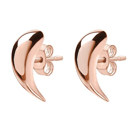 9K Rose Gold  Earring,  Gold Wt. 0.6 Gms