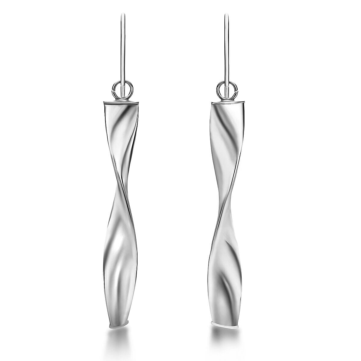 9K White Gold  Earring,  Gold Wt. 1.8 Gms