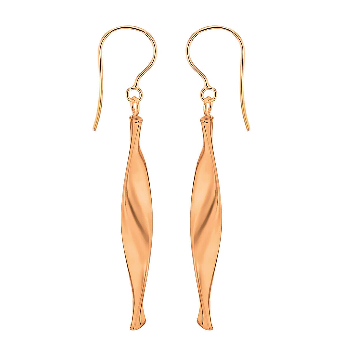 9K Rose Gold  Earring,  Gold Wt. 1.9 Gms