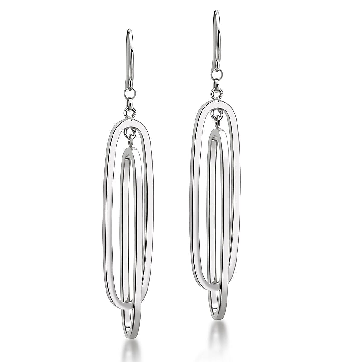 9K White Gold  Earring,  Gold Wt. 2.2 Gms