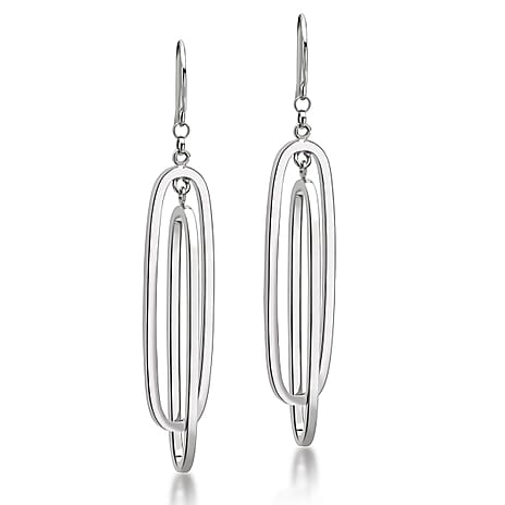 9K White Gold  Earring,  Gold Wt. 2.2 Gms