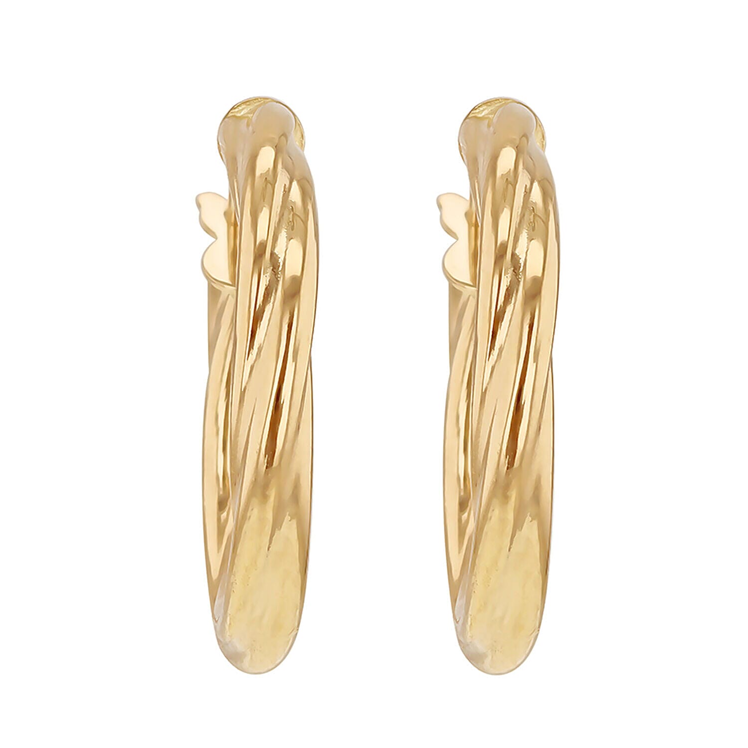 18K Yellow Gold  Earring,  Gold Wt. 1.4 Gms
