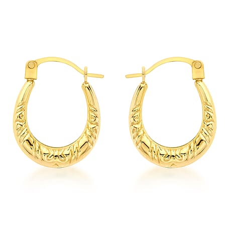 18K Yellow Gold  Earring,  Gold Wt. 0.6 Gms