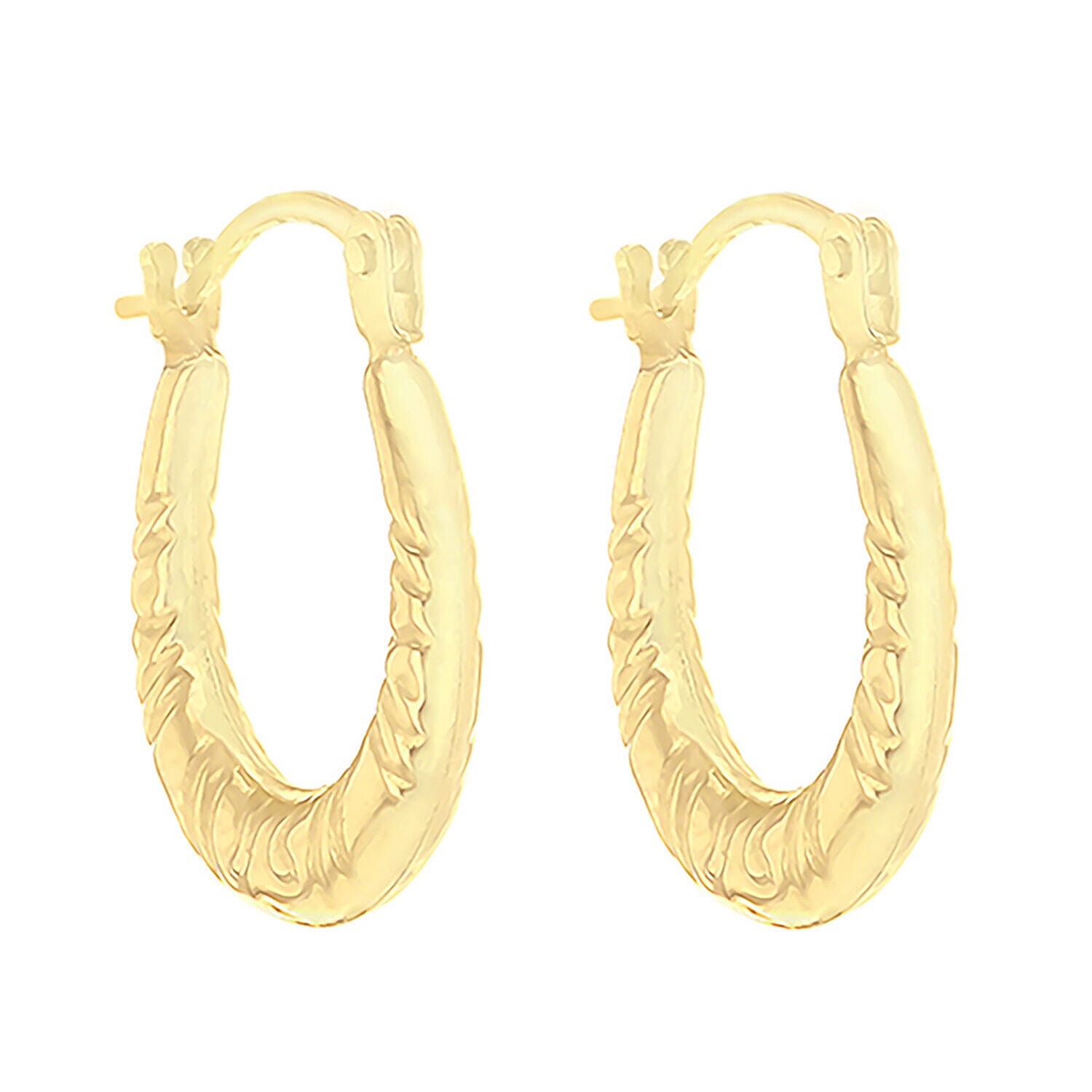 18K Yellow Gold  Earring,  Gold Wt. 0.6 Gms