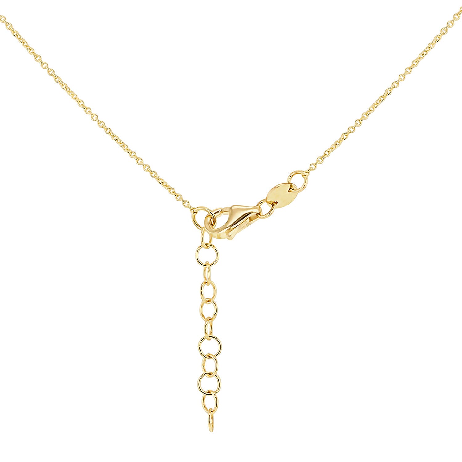 9K Yellow Gold  NecklaceE (Size - 16),  Gold Wt. 1.9 Gms