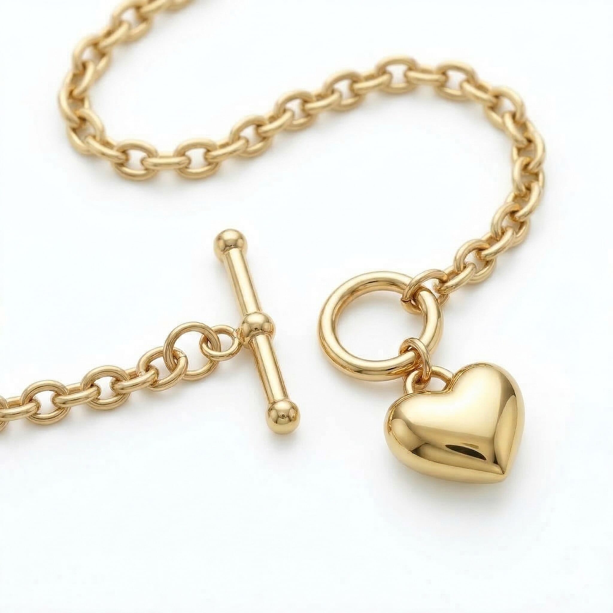 9K Yellow Gold  NecklaceE (Size - 16),  Gold Wt. 12.2 Gms