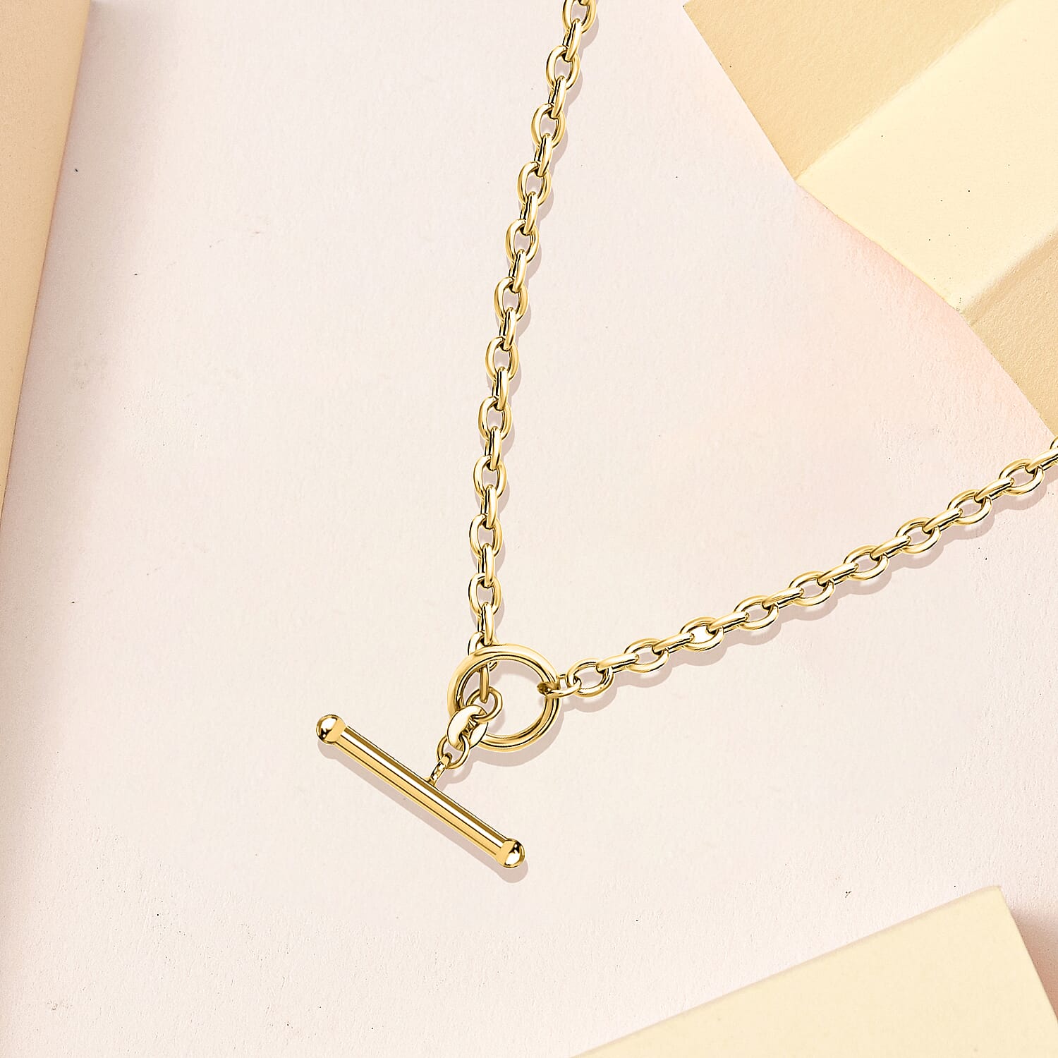 9K Yellow Gold  NecklaceE (Size - 17),  Gold Wt. 5.7 Gms