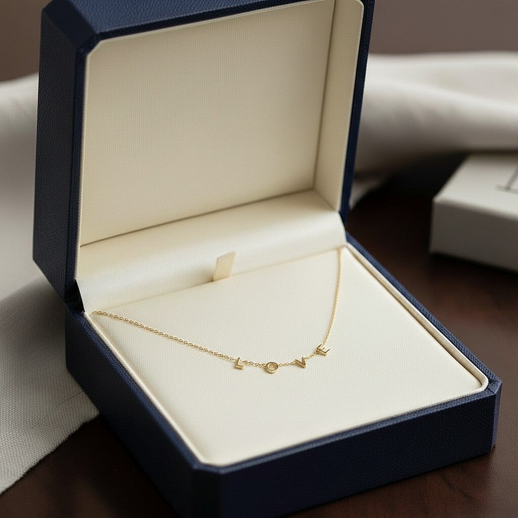 9K Yellow Gold  NecklaceE (Size - 15),  Gold Wt. 0.9 Gms