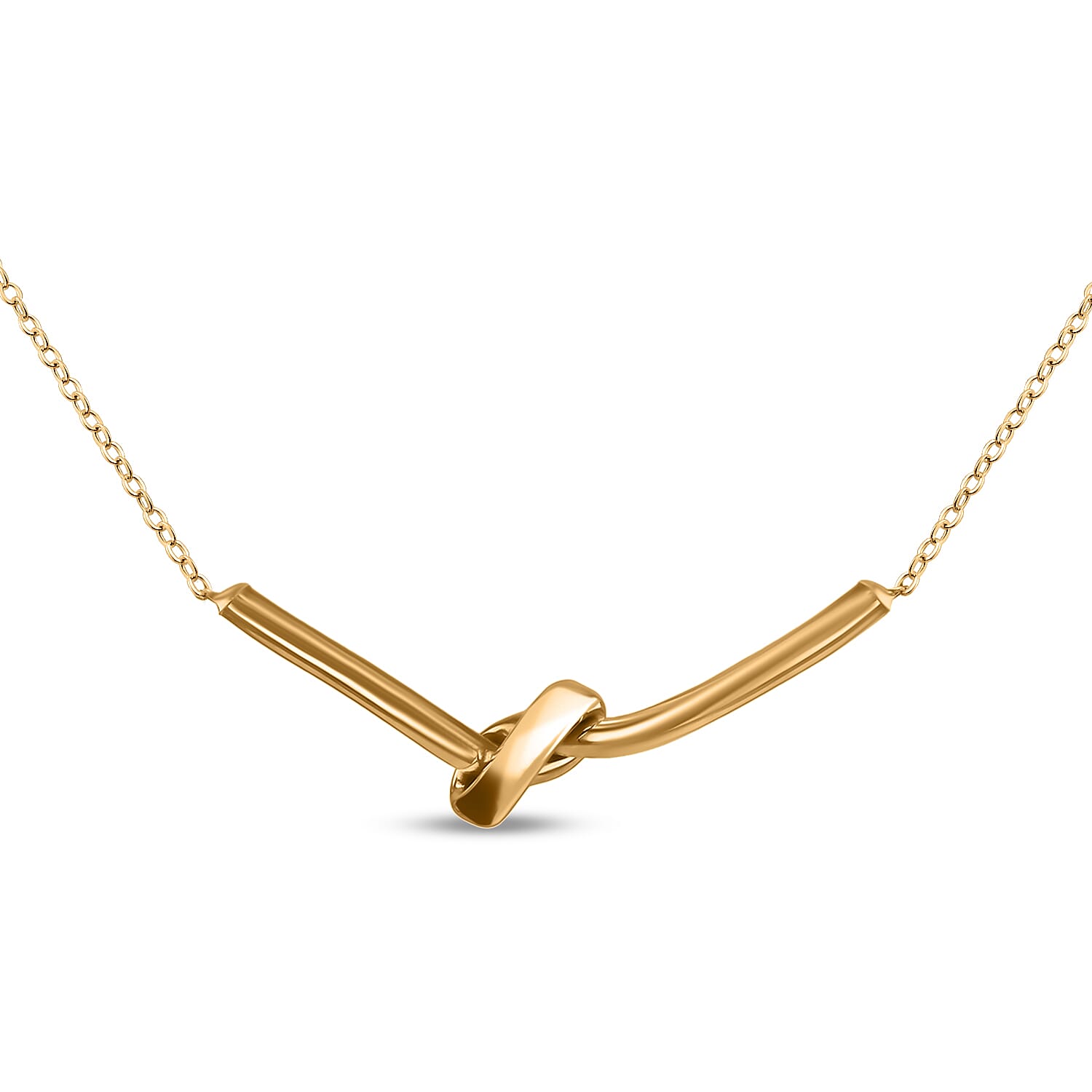9K Yellow Gold  NecklaceE (Size - 16),  Gold Wt. 2.3 Gms