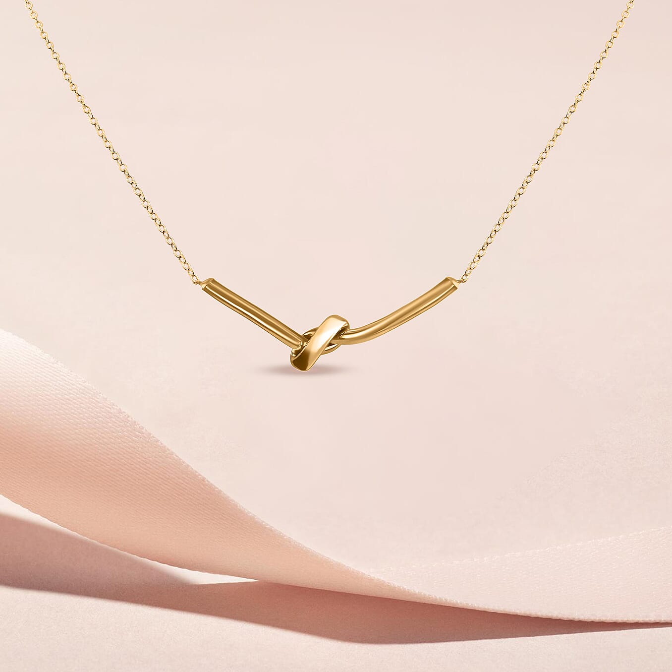 9K Yellow Gold  NecklaceE (Size - 16),  Gold Wt. 2.3 Gms