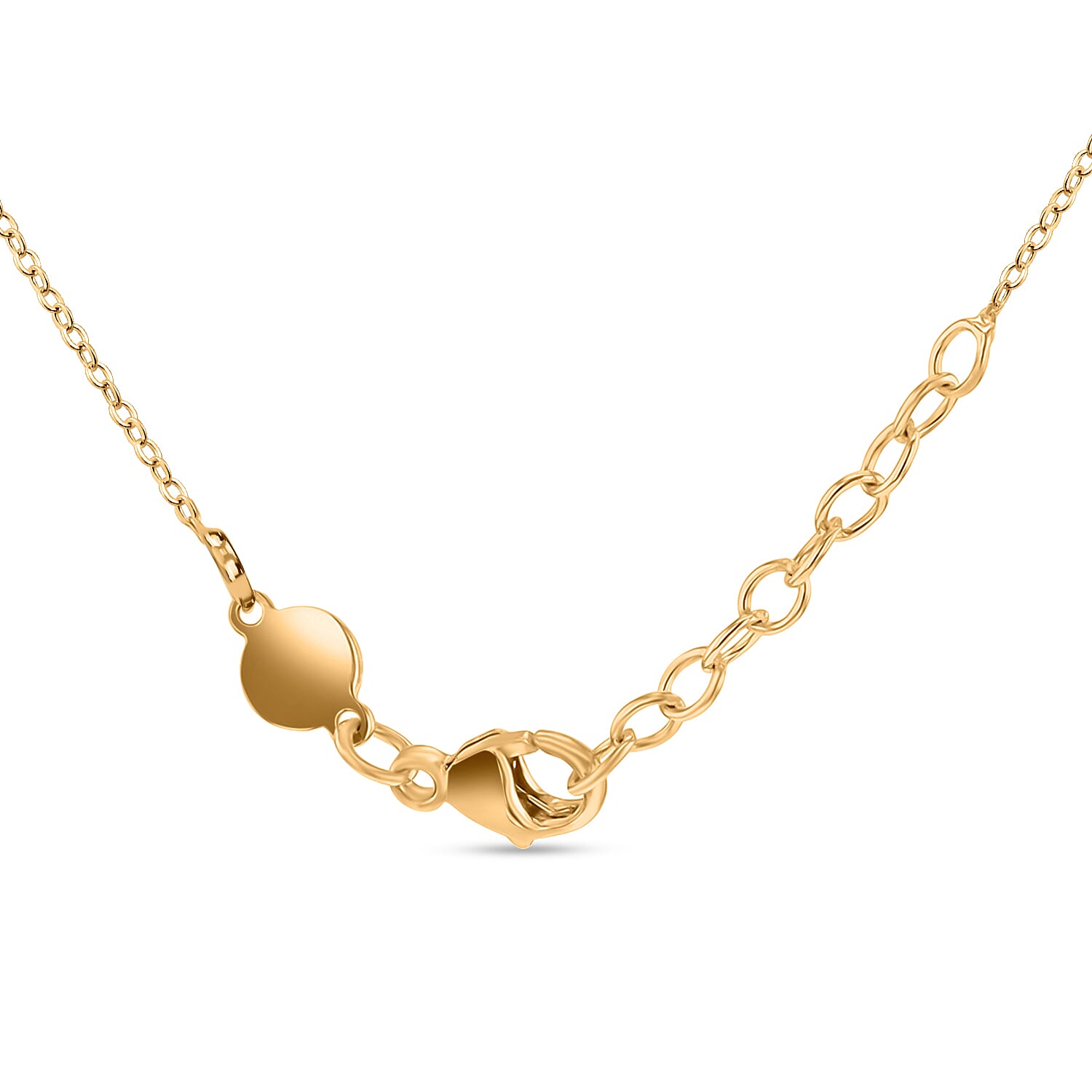 9K Yellow Gold  NecklaceE (Size - 16),  Gold Wt. 2.3 Gms