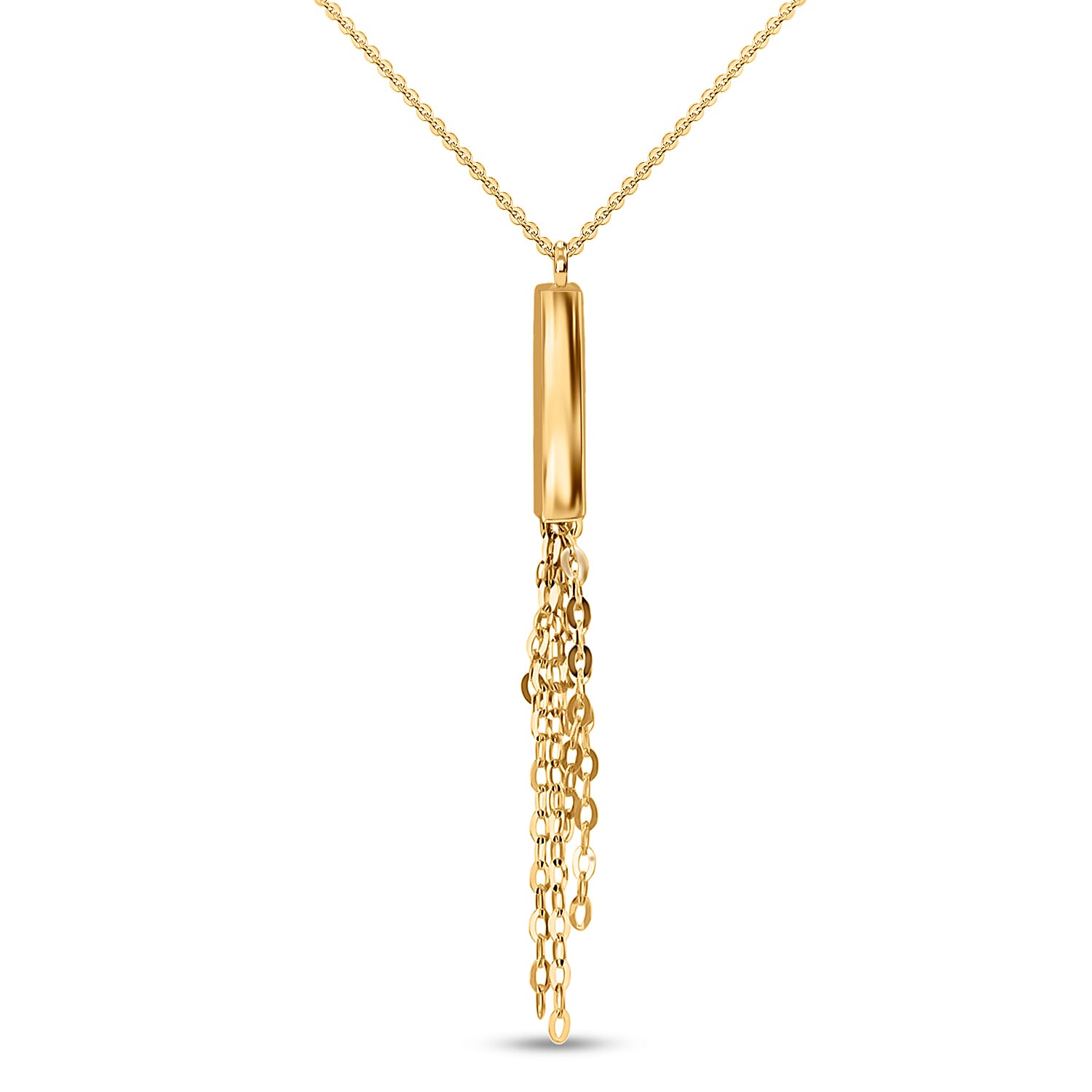 9K Yellow Gold  NecklaceE (Size - 16),  Gold Wt. 2.5 Gms