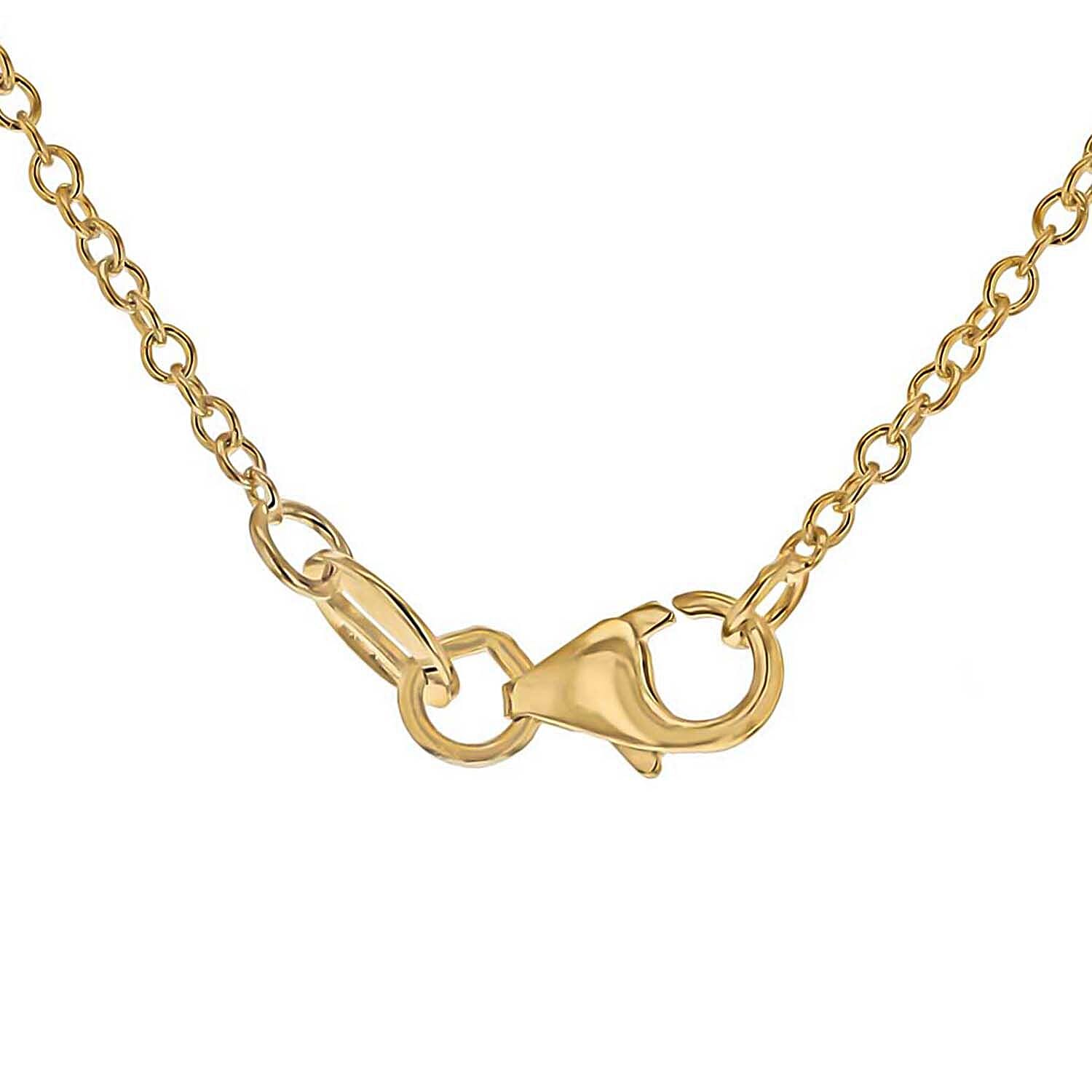 9K Yellow Gold  NecklaceE (Size - 17),  Gold Wt. 2.2 Gms