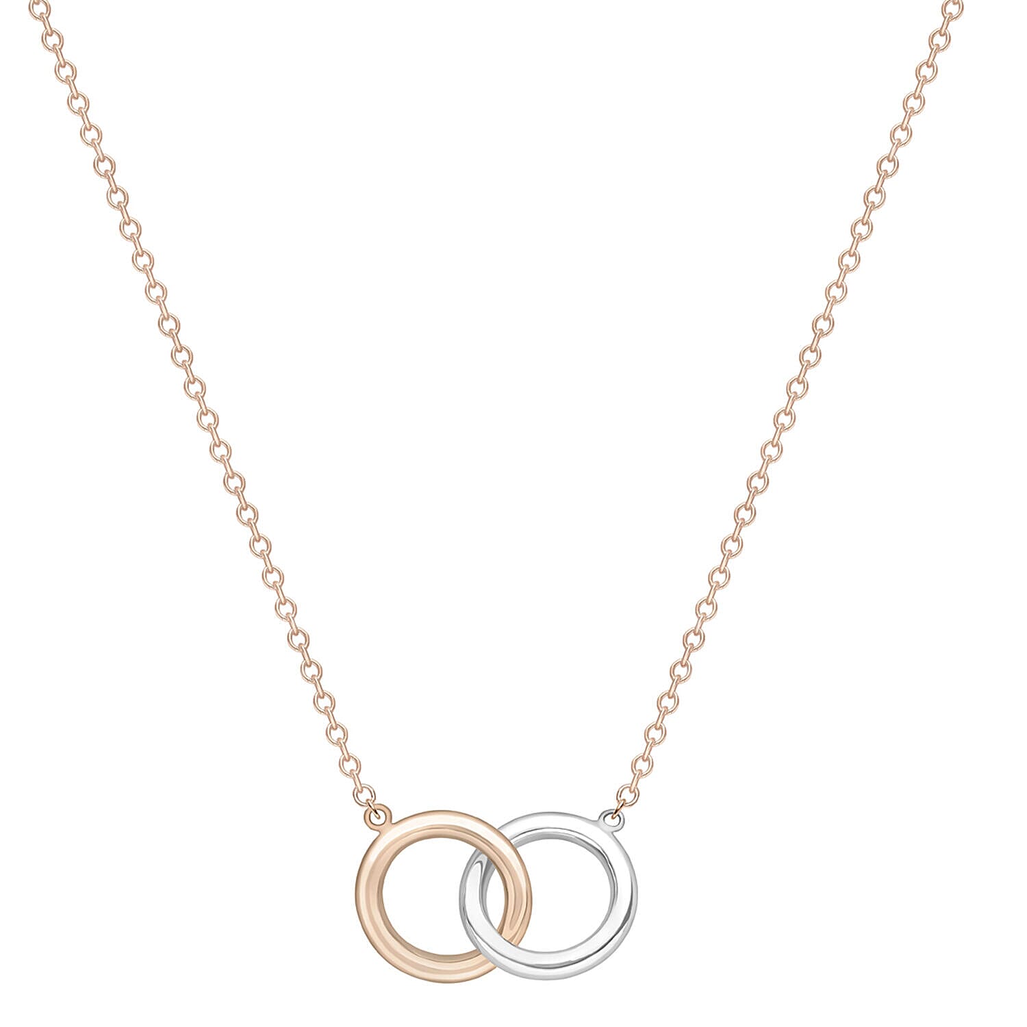9K Rose Gold  NecklaceE (Size - 17),  Gold Wt. 2.2 Gms